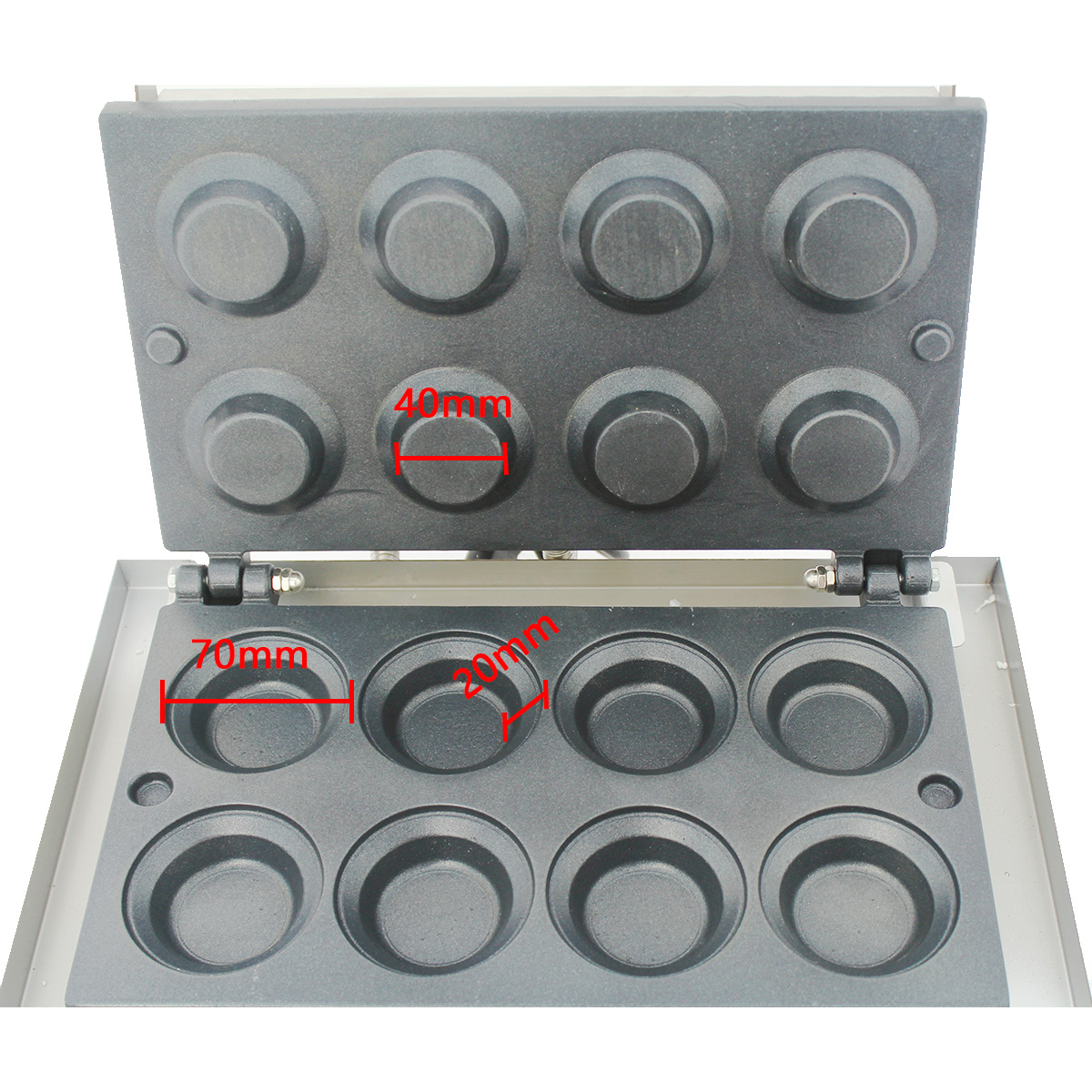 HPH2O Commercial Non-stick Ele - Mini Waffle Maker Machine ulasan dan harga