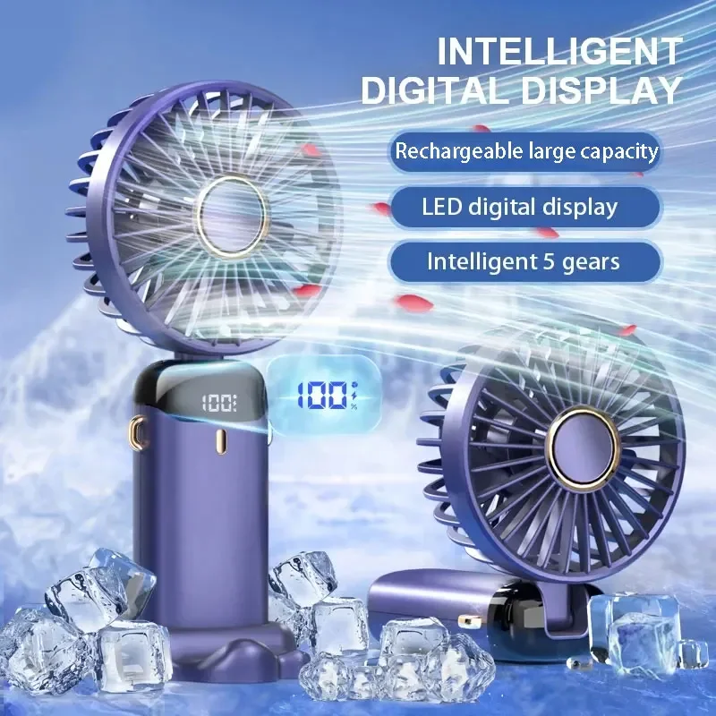 5000mAh Portable Fan Rechargea - Small Appliances ulasan dan harga